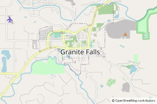 Mapa Granite Falls