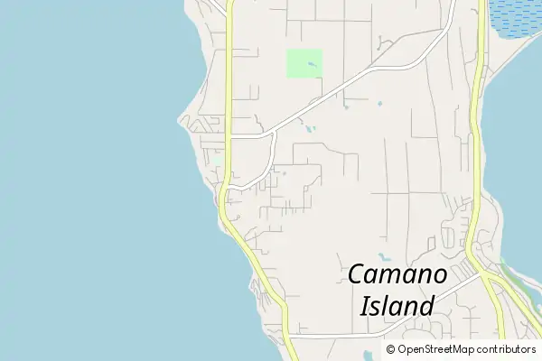 Mapa Camano Island