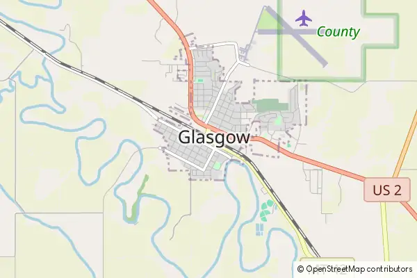 Mapa Glasgow