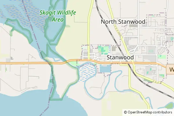 Mapa Stanwood