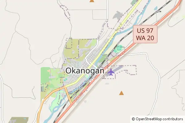 Mapa Okanogan