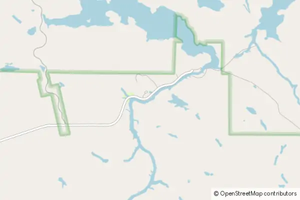 Mapa Ash River