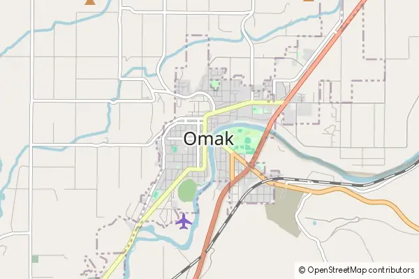 Mapa Omak