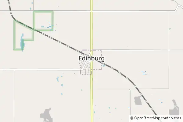 Mapa Edinburg