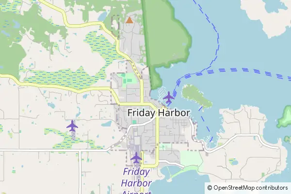 Mapa Friday Harbor