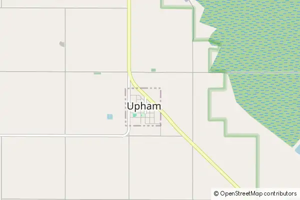 Mapa Upham