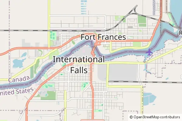 Mapa International Falls