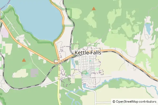 Mapa Kettle Falls