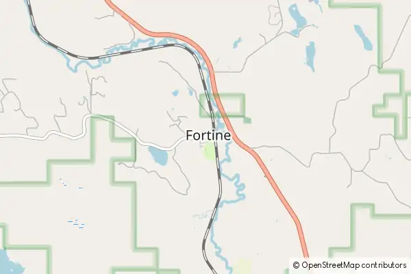 Mapa Fortine