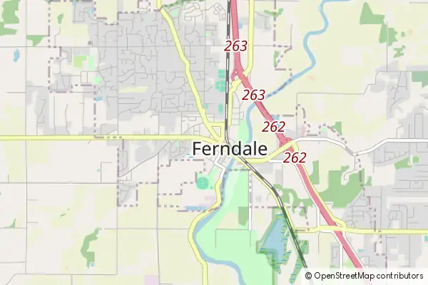 Mapa Ferndale