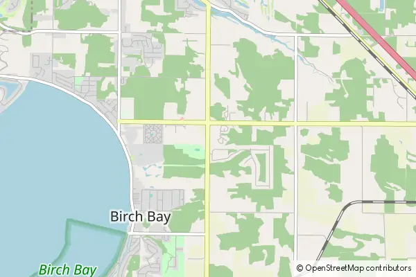 Mapa Birch Bay