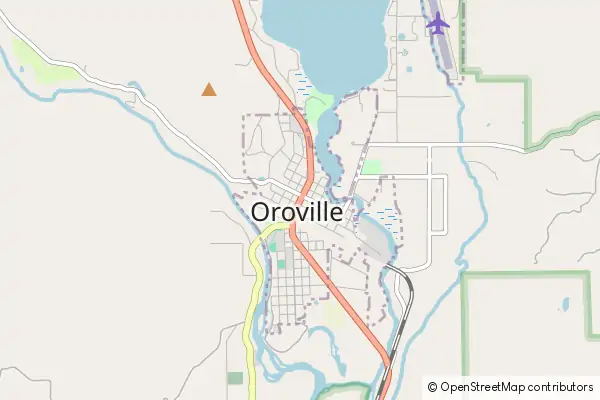 Mapa Oroville