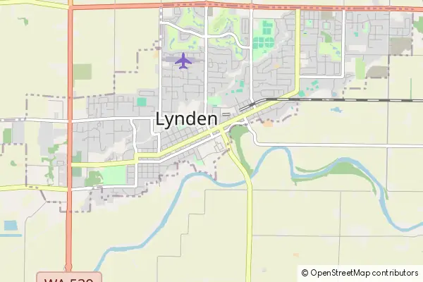 Mapa Lynden