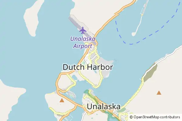 Mapa Dutch Harbor