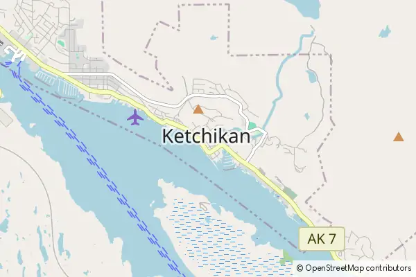 Mapa Ketchikan