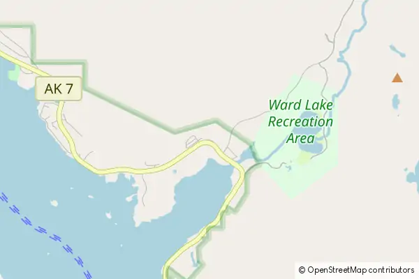 Mapa Ward Cove