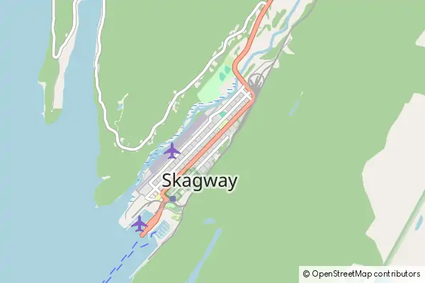 Mapa Okręg Skagway