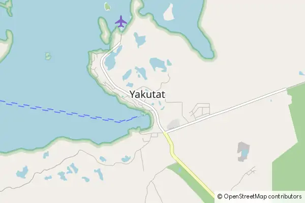 Mapa Yakutat