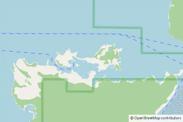 Mapa Halibut Cove