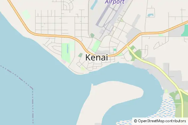 Mapa Kenai