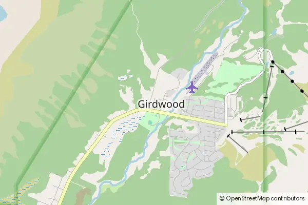 Mapa Girdwood