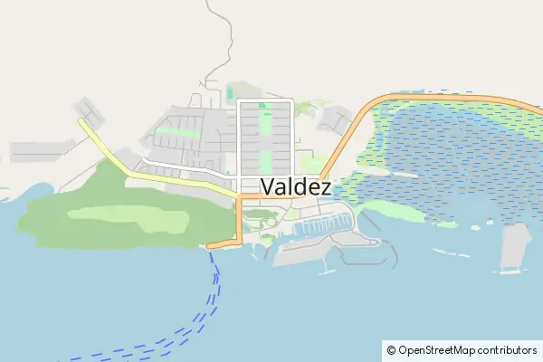 Mapa Valdez