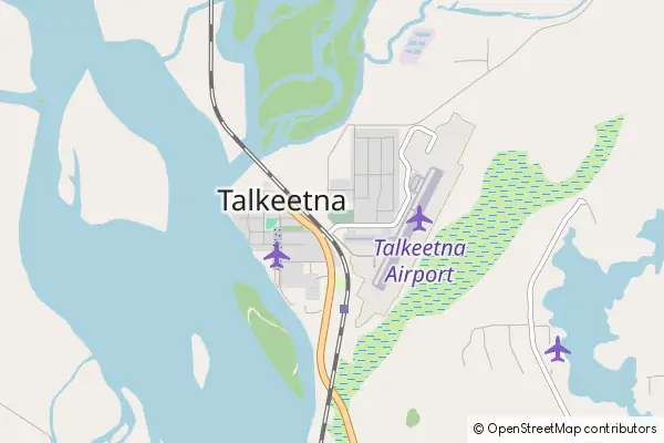 Mapa Talkeetna