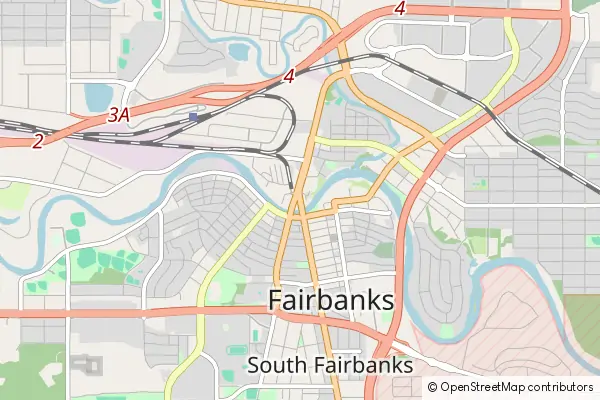 Mapa Fairbanks