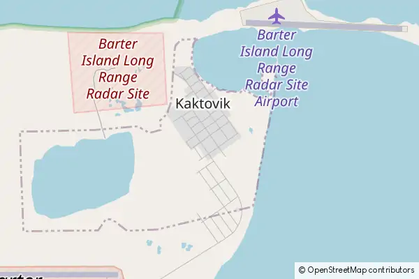 Mapa Kaktovik