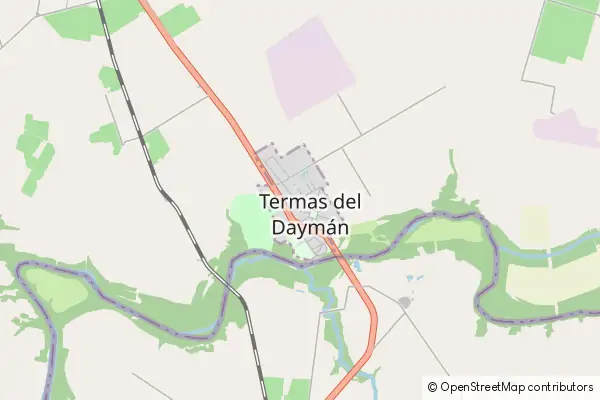 Mapa Termas del Daymán