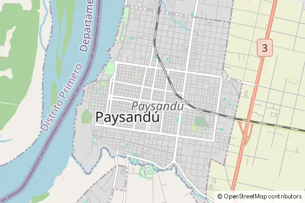 Mapa Paysandú