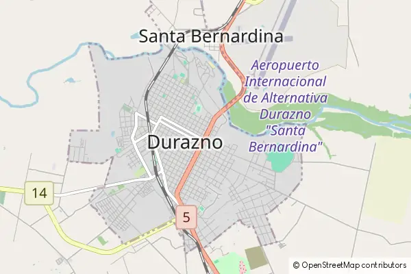 Mapa Durazno