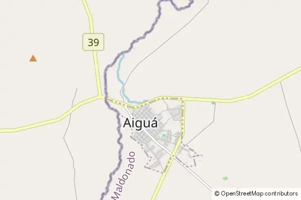 Mapa Aiguá