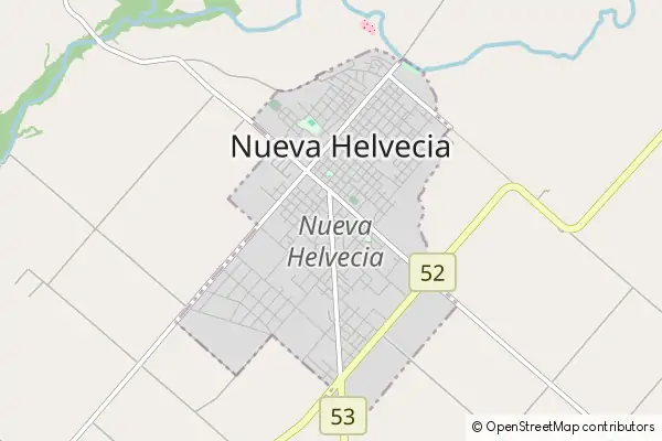 Mapa Nueva Helvecia