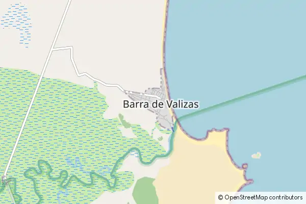 Mapa Valizas