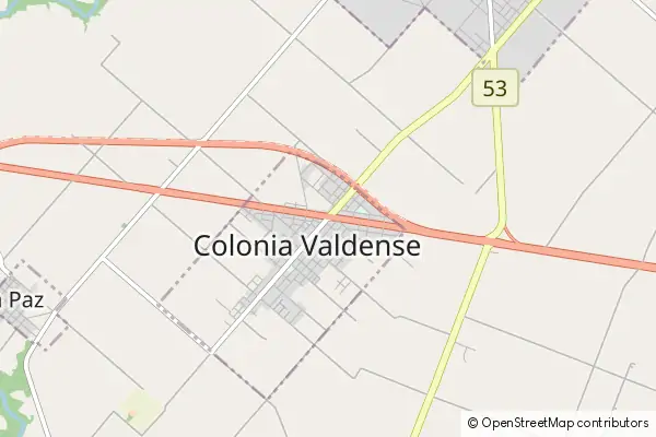 Mapa: Colonia Valdense • © OpenStreetMap contributors Mapa Colonia Valdense
