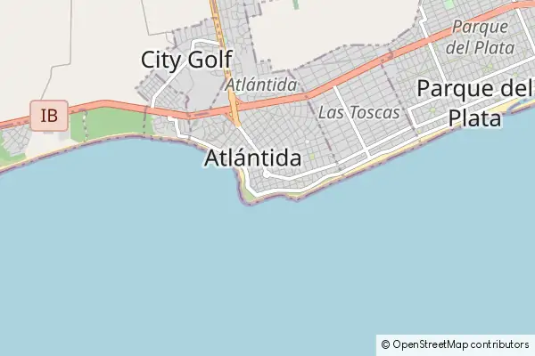 Mapa: Atlántida • © OpenStreetMap contributors Mapa Atlántida