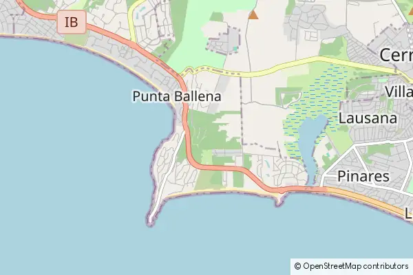 Mapa Punta Ballena