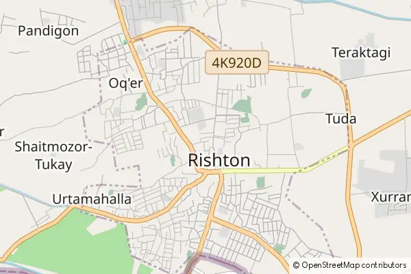 Mapa Rishton