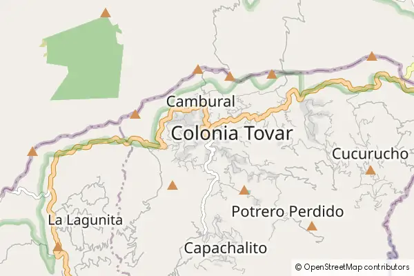 Mapa La Colonia Tovar