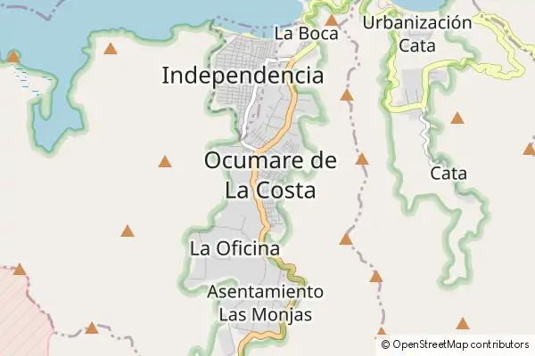 Mapa Ocumare de la Costa