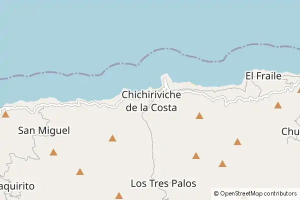 Mapa Chichiriviche de la Costa
