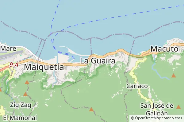 Mapa La Guaira