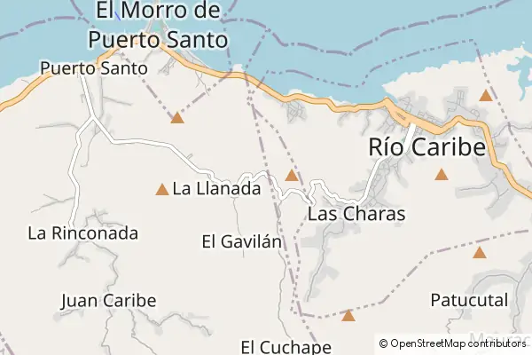 Mapa Río Caribe