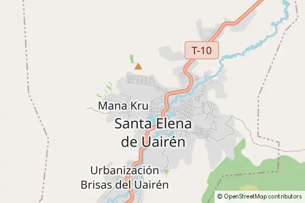 Mapa Santa Elena de Uairén