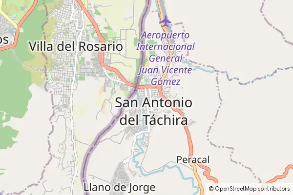 Mapa San Antonio del Táchira