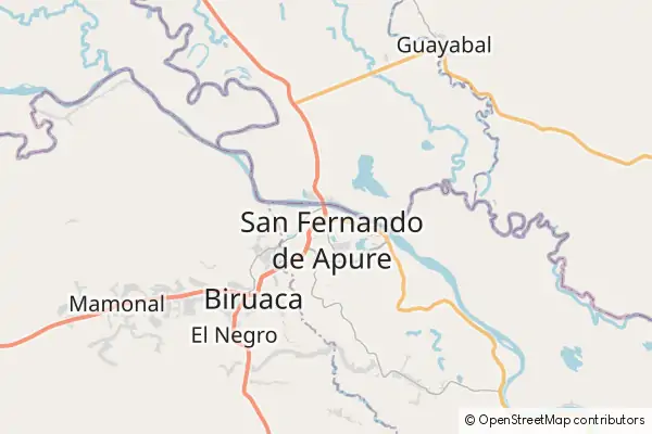 Mapa San Fernando de Apure