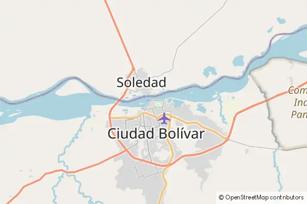 Mapa Ciudad Bolívar