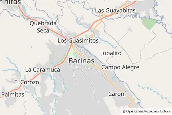 Mapa Alto Barinas