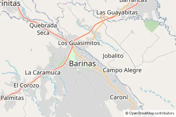 Mapa Barinas